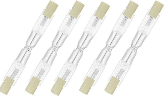 5 Stuks Halogeenlampen R7S 80 Watt 230 Volt