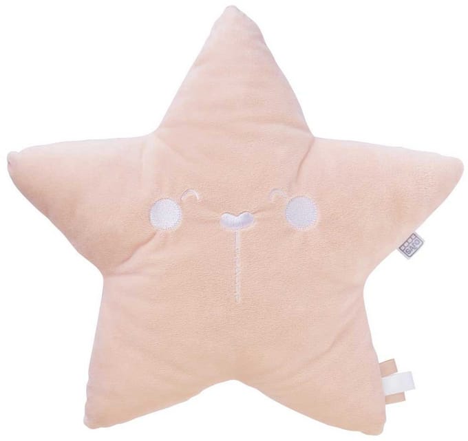 Saro Decoratiekussen Wild Star Polyester 34 Cm Zalmroze