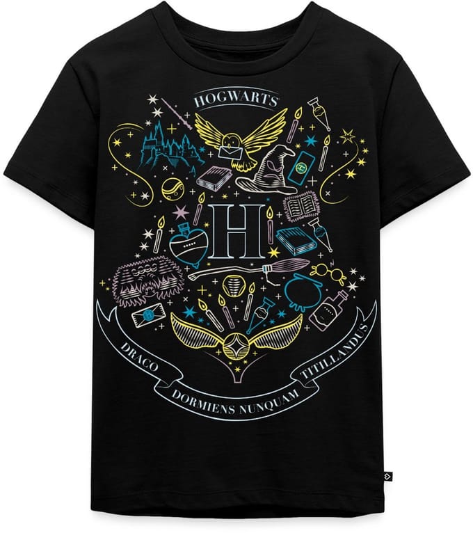 Harry Potter Hogwarts onderdelen Premium T Shirt Kinderen