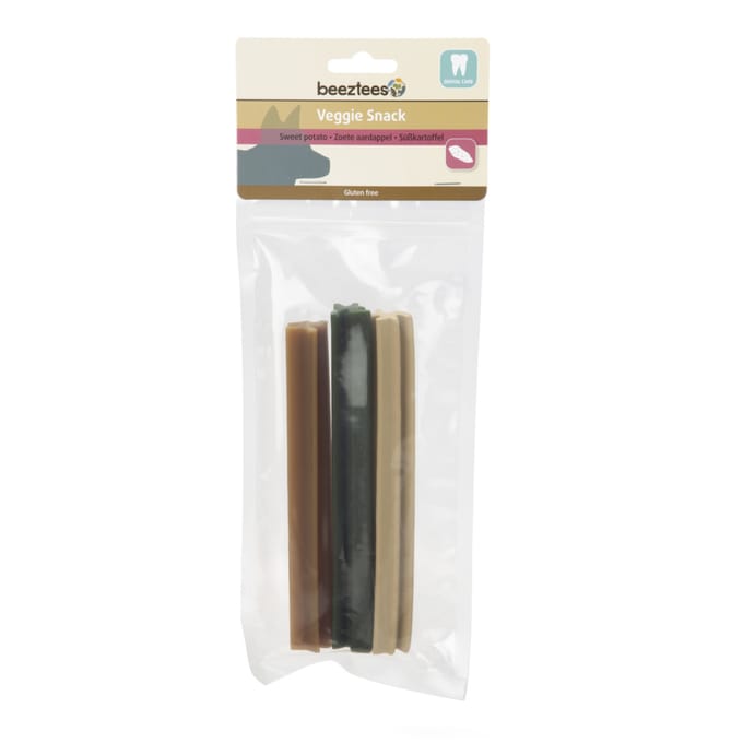 3x3 stuks Beeztees Veggie Staaf Mix à 18 cm Hondensnacks