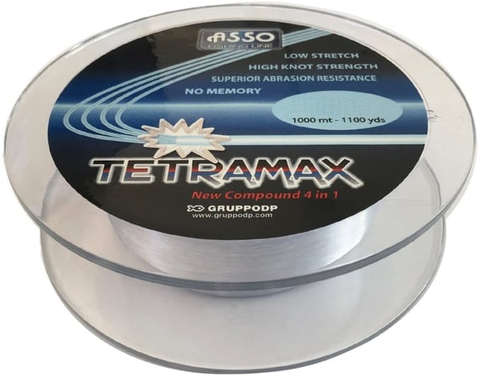 Asso Tetramax 1000 M Karperlijn Transparant 0.180 mm