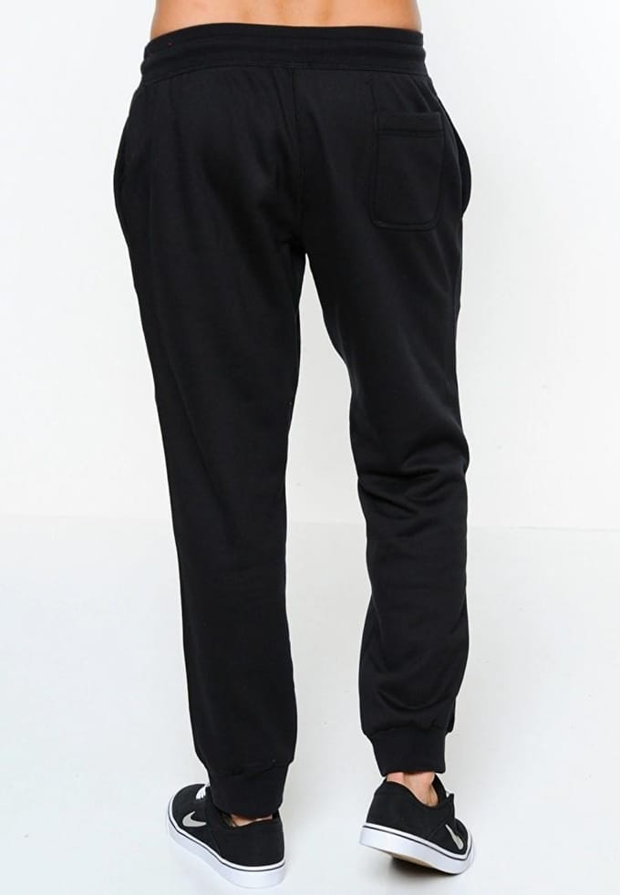 Nike Air heren fleece joggingbroek in zwart