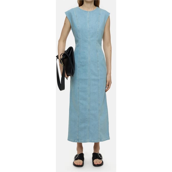 Closed Column Denim Dress Light Blue Größe: XXS | Maxikleider Outlet | Damen | Blau