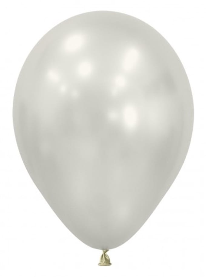 Knoopballon - Sempertex - oyster white - silk 12 inch 50st