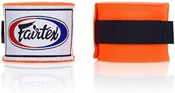 Hand Wraps - Sport Bandages - Vechtsport Training - Elastisch Katoen - 4.5 Meter - Oranje