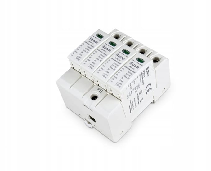 RGB Technik iLuve OP20 - Overschrijdingsbegrenzer - T2 C 4P 20/40kA - 230 V AC - TN-S