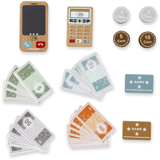 Vertbaudet FSC®-houten muntset