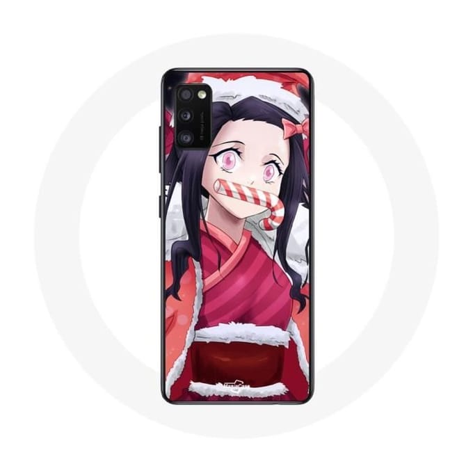 Coque - Maniacase - Samsung Galaxy A41 - Anime Demon Slayer - Souple - Noir