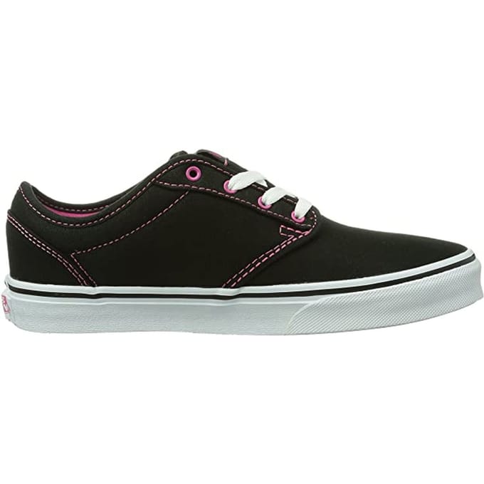 Vans Atwood Lace-Up Zwart Canvas Kinderslippers K2UDDC