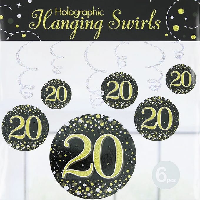 Oaktree - Swirls Sparkling zwart goud - 20 jaar