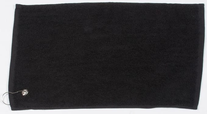 3-pack Luxury range golf towel golfhanddoeken, Kleur Zwart, Eén maat (30 x 50cm)