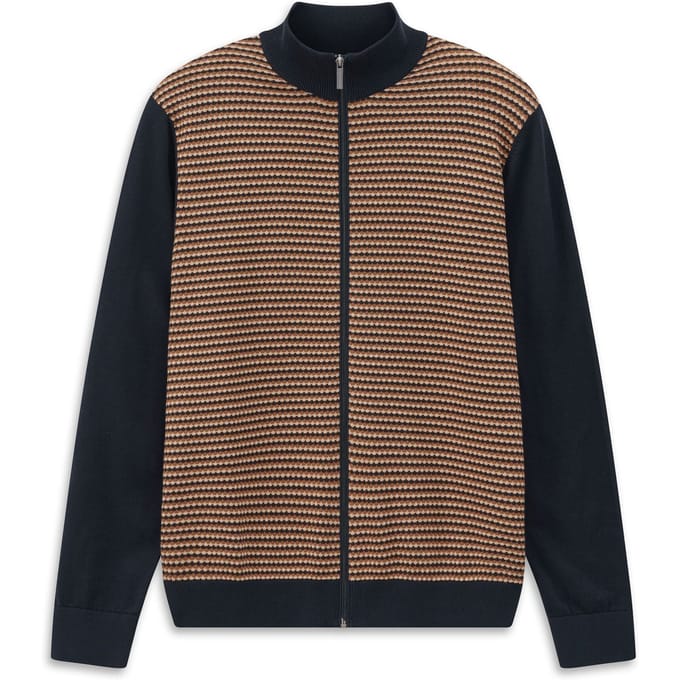 Bugatti Herren Gebreid vest met structuur