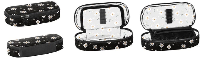BeUniq Etui Madeliefje - 24 x 11 x 5 cm - Polyester
