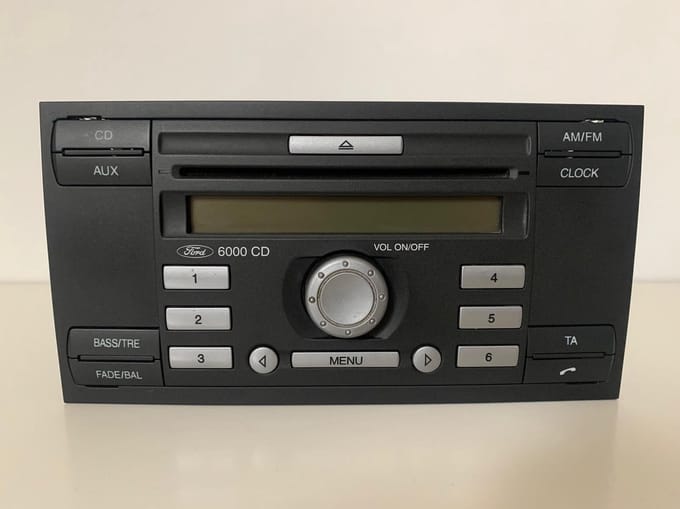Ford Radio CD Speler 6000CD 6000 CD Focus C Max S Max Fiesta Transit
