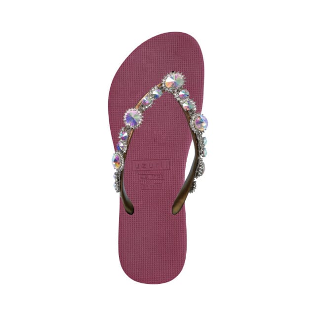 Uzurii | Teenslippers | Dames | Robijn | Maat 37/38