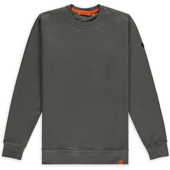 Aspact Goos Crewneck Grey Maat: S | Sweaters Outlet | Unisex | Grijs