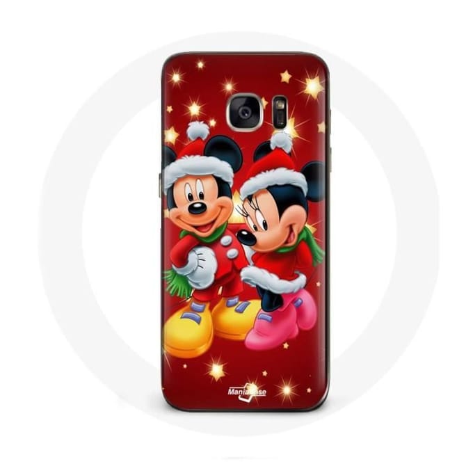 Coque - Maniacase - Samsung Galaxy S6 - Mickey Mouse - Souple - Protection et décoration noir