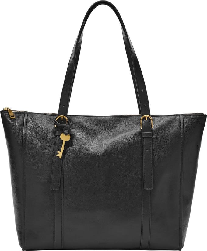 FOSSIL Shopper Schoudertas Carlie Tote Black Zwart