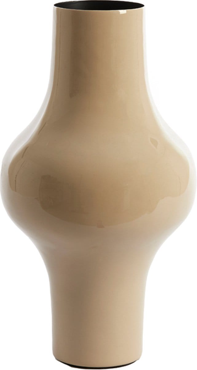 Light&living Vaas deco Ø22x40 cm SINDO glanzend taupe