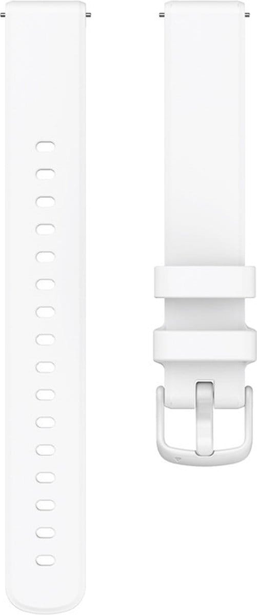 Siliconen bandje - geschikt voor Garmin Lily 2 / Lily 2 Active - wit