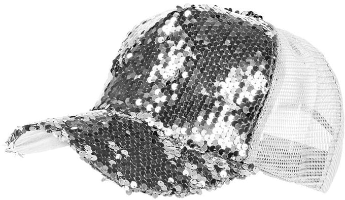 Pet Pailletten - Zilver - Volwassenen