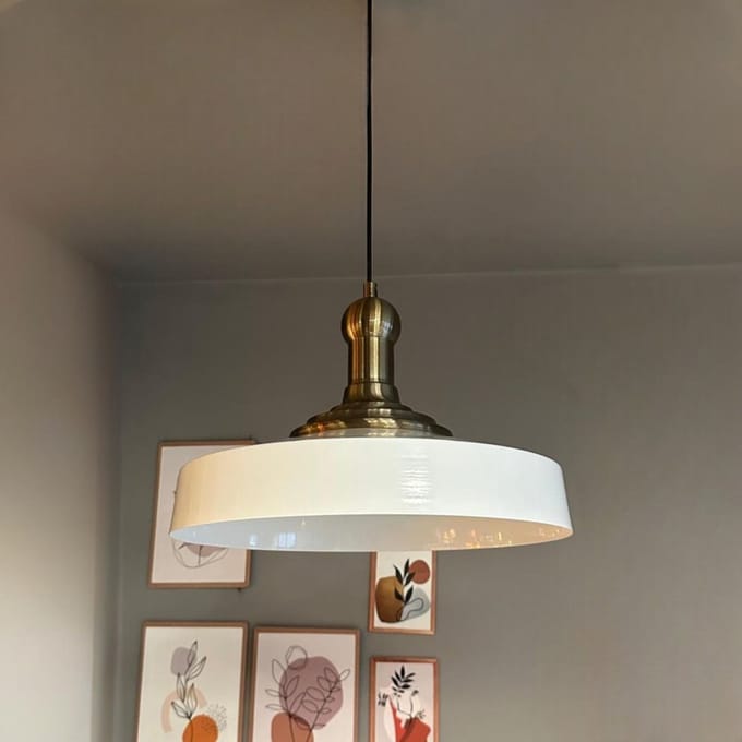 Bamyum Ace Hanglamp Industrieel Metaal Ø39 cm, Vintage Hanglamp, E27 Pendellamp