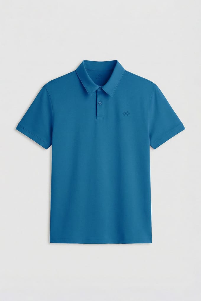 Heren Katoenen Elastaan Polo T-Shirt