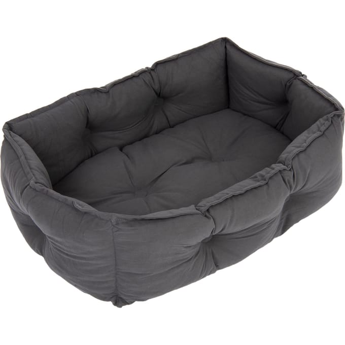 Hondenbed Silky L60xB40xH20cm grijs Hond