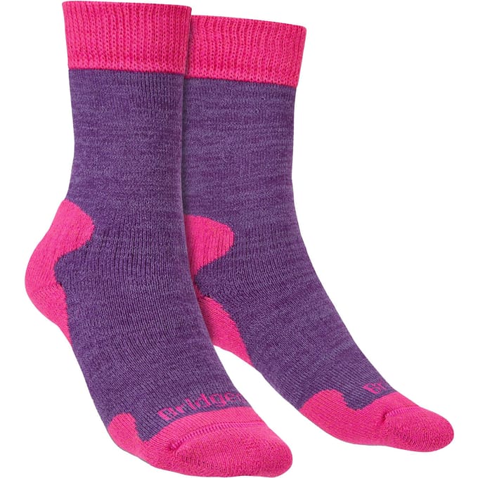 Bridgedale - Dames Zware Merino Wol Boot - Paarse Marle