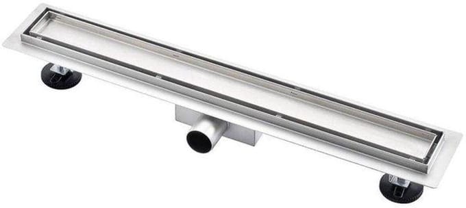 FugaFlow Anta douchegoot - 80cm - Met tegelrooster - Met vloerflens - RVS