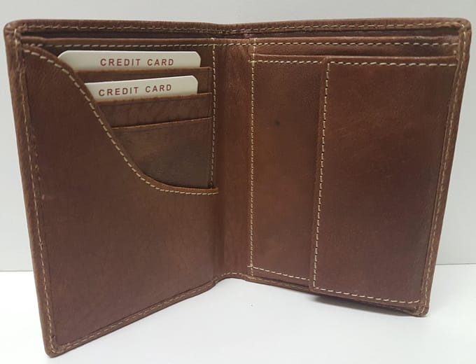 Bloomsbury Billfold - Portemonnee - Hoog Model - Cognac