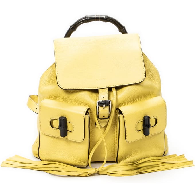 Medium Bamboo Tassel Backpack   rugzak