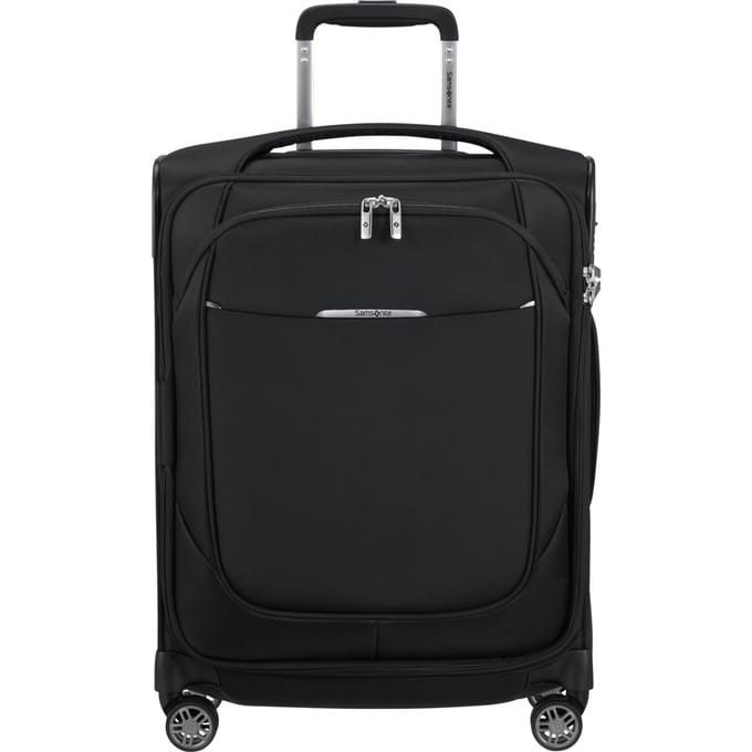 Samsonite Koffer - Re-Lite Spinner 55/22 handbagage - uitbreidbaar - Black - 44 l