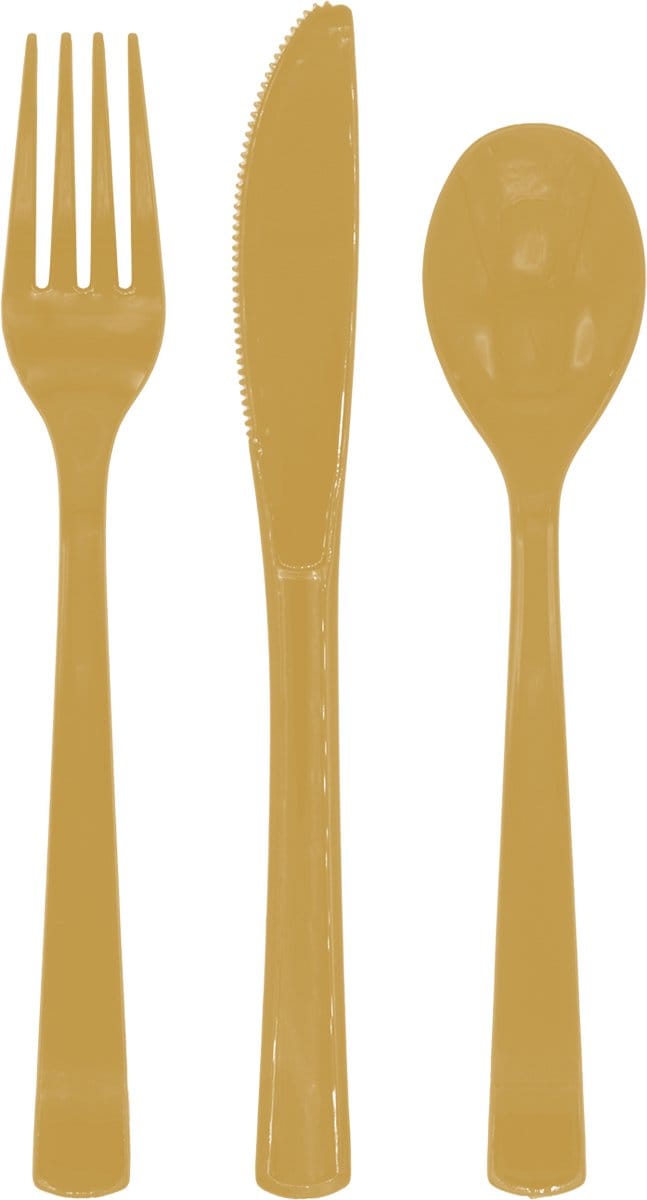 Herbruikbaar bestek - 18st Goud