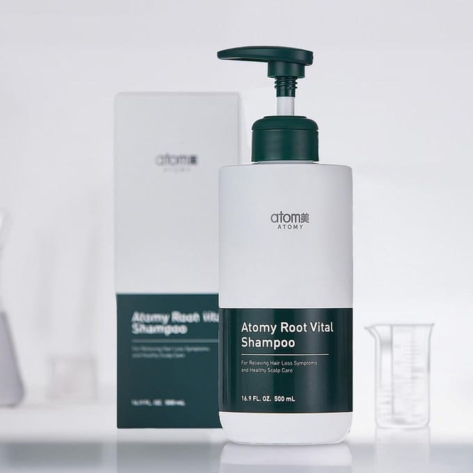 Atomy Root Vital Scalp Care Shampoo 500ml, 1 unit white