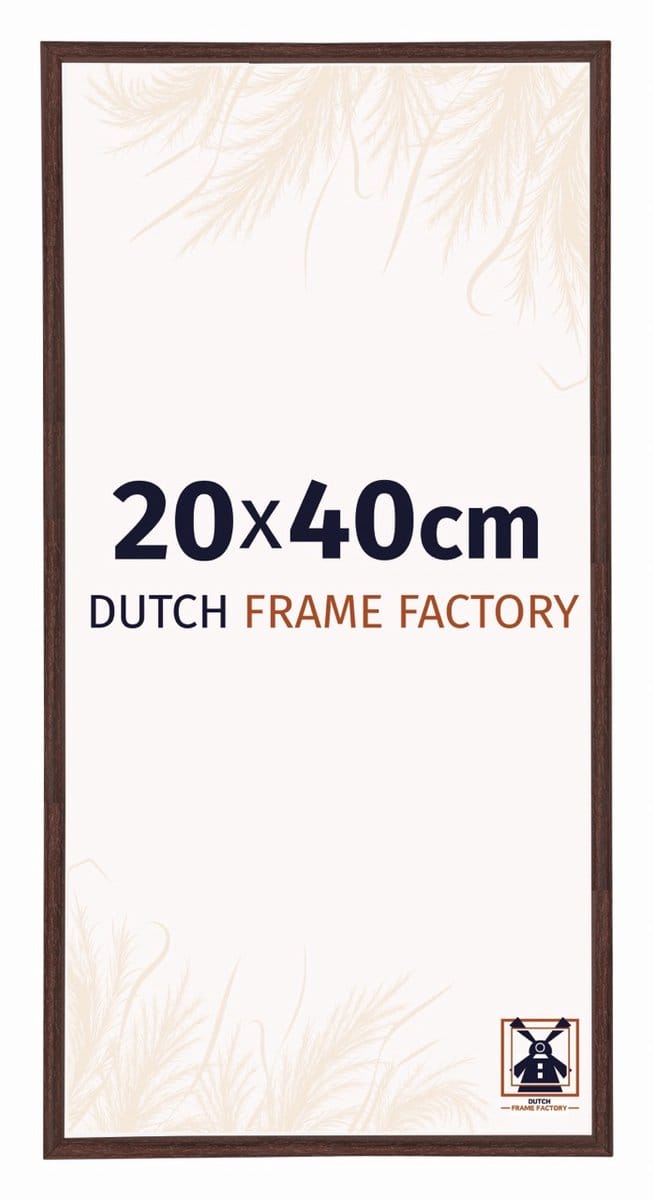 Fotolijst 20x40 cm - Kunststof - Bruin - Angers