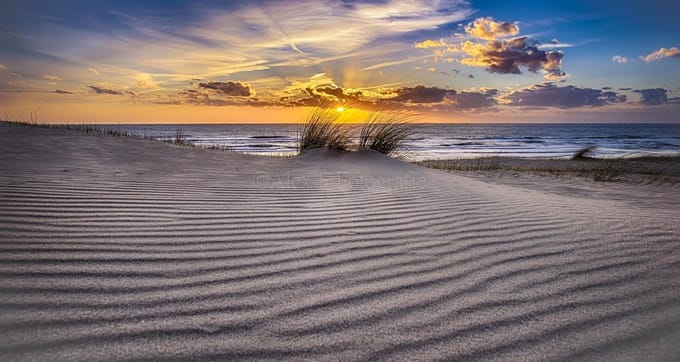 Foto op Canvas, Voorjaarsstrand 003 (150x80cm)