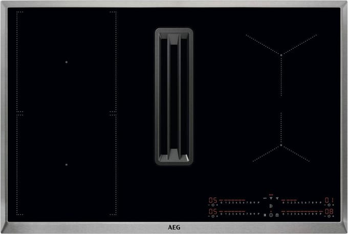 AEG CCE84543XB EcoLine - Inbouw Inductiekookplaat met afzuiging