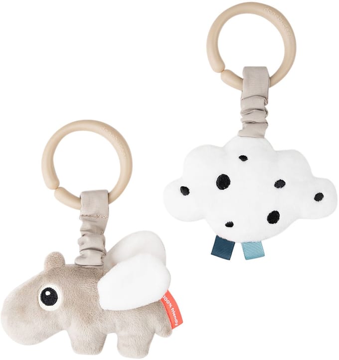 Done By Deer Happy Clouds Speeltje - 2 Stuks - Sand
