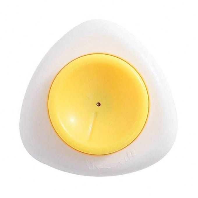 [1 pièce Éplucheur d'œufs Mignon] 1 pièce Perforateur et Éplucheur d'œufs Magnétique Mignon | Parfait pour les Œufs Crus et Cuits yellow