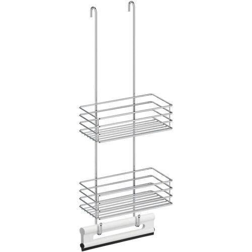 Smedbo Sideline shower basket set with extractor white B1245X