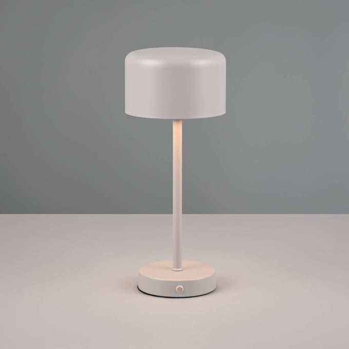 REALITY JEFF - Tafellamp - Grijs - incl. 1x SMD 1.5W - Touch functie - Oplaadbaar - Dimbaar