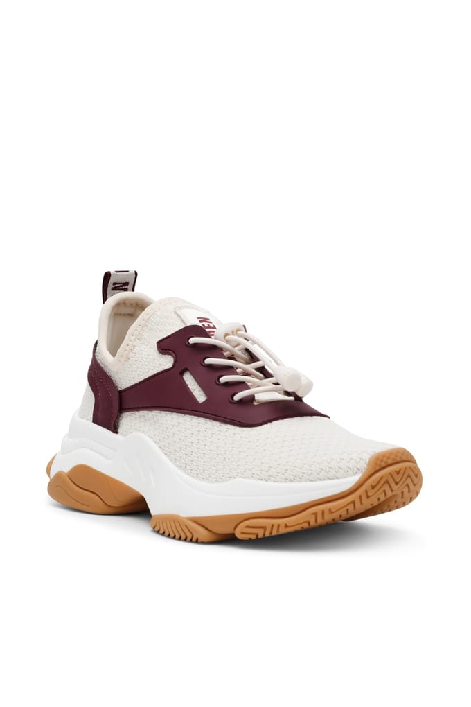 Steve Madden Match-e Sneakers Ivory/cherry Lacq Größe: 38 | Trainers Outlet | Damen | Weiß