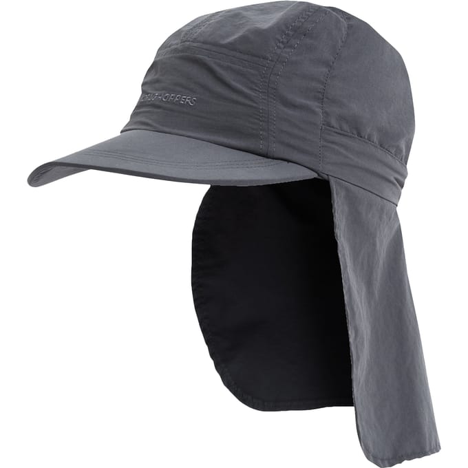 Craghoppers Heren NosiLife III Logo Desert Hat (Zwarte peper)