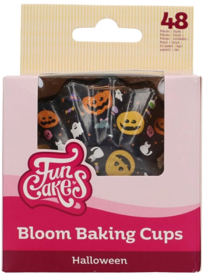 FunCakes Bloom Baking Cups - Duurzaam Gecoat Karton - Halloween - pk/48