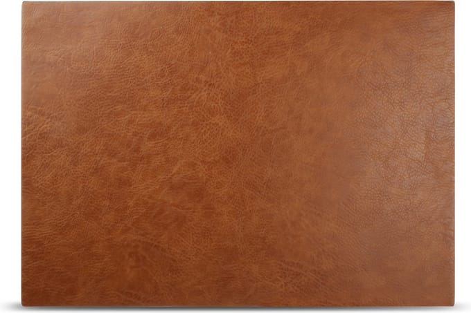 BonBistro Placemat lederlook 43x30 cm - bruin