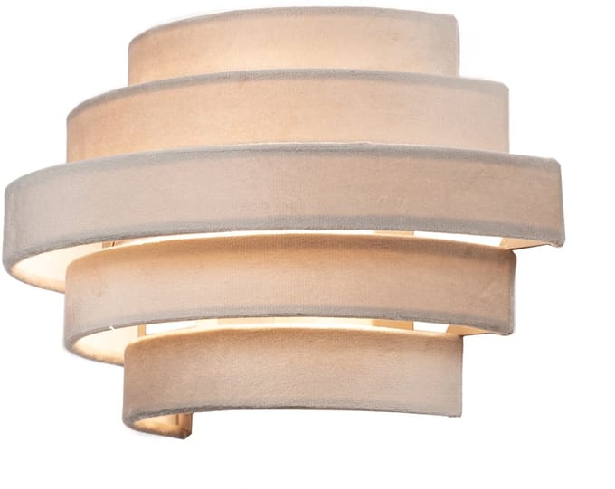 Lumidora Wandlamp 75402 - Voor binnen - POLIGNANO - E14 - Taupe - Metaal