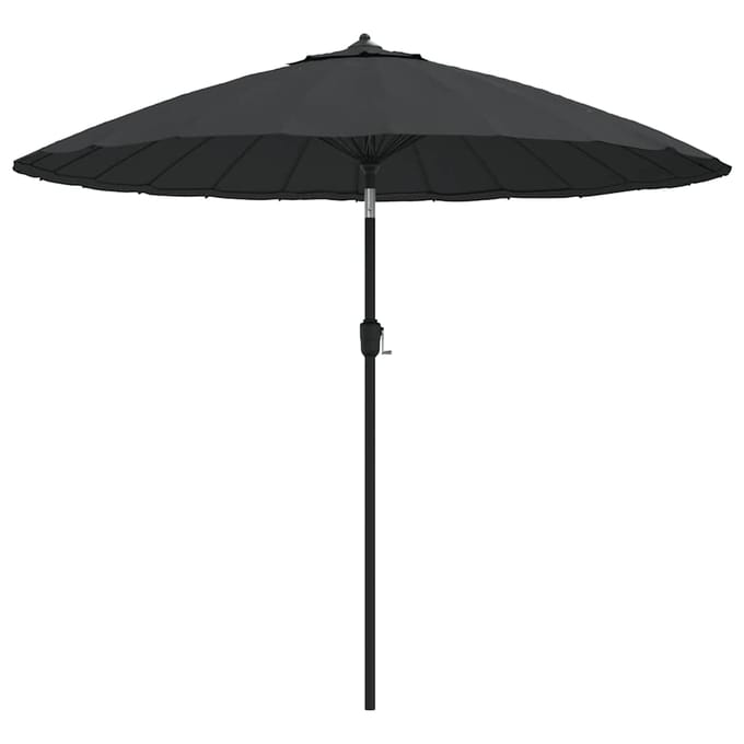 vidaXL - Parasol - met - aluminium - paal - 250 - cm - antraciet