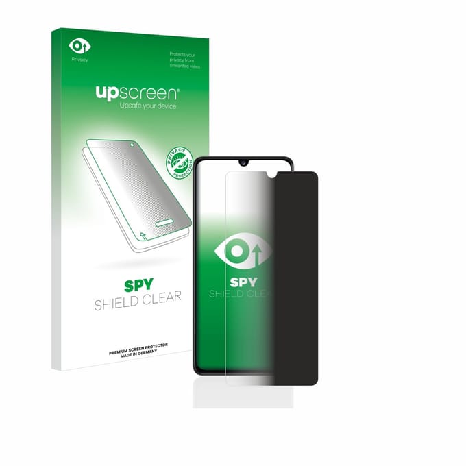 upscreen - privacy screenprotector voor Samsung Galaxy A41 - Folie Beschermfolie Blauwlichtfilter