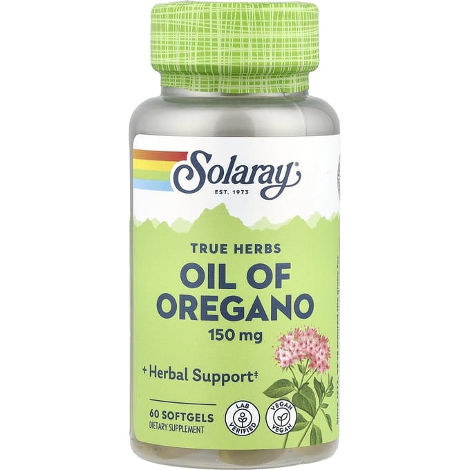 True Herbs, Oreganoolie, 150 mg, 60 Softgels